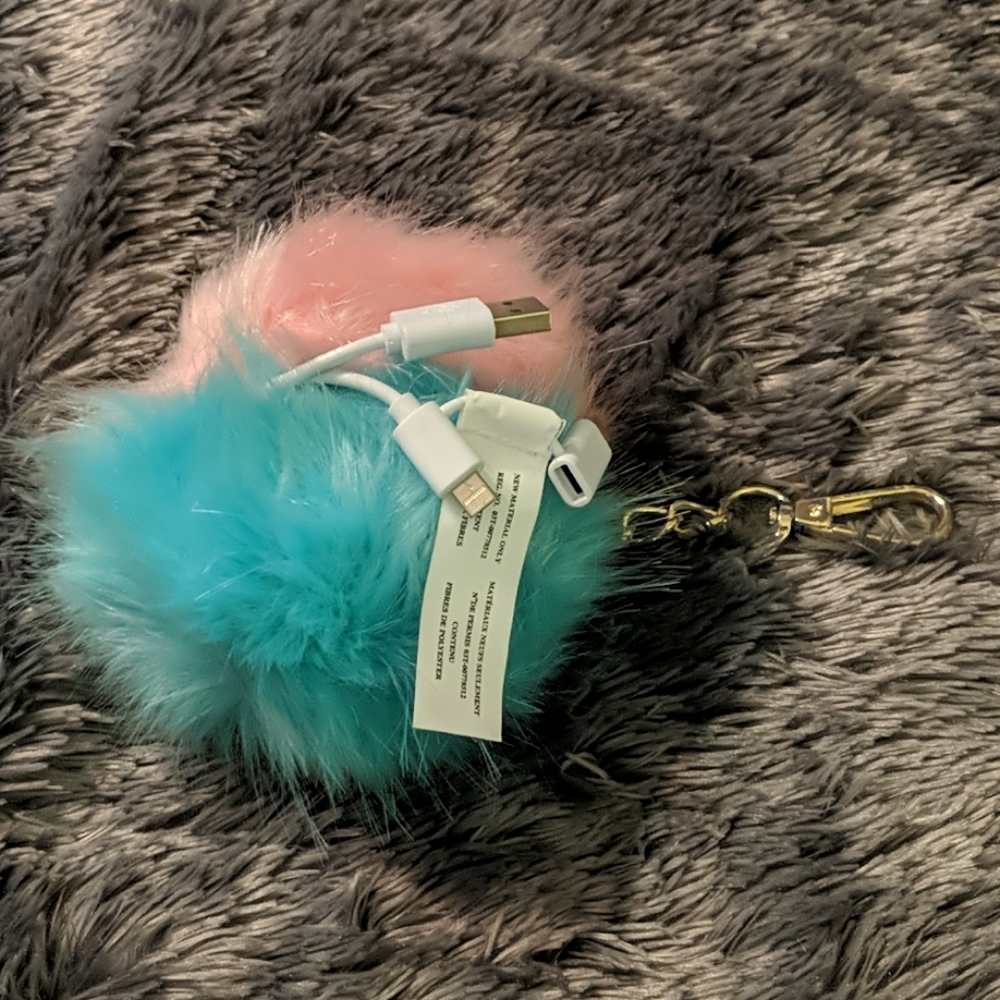 Charging power bank bag charm